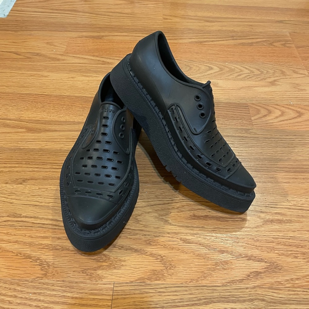 George Cox + Native Black Casual Shoes